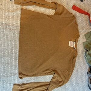 Brown Jungmaven hemp long sleeve shirt; so cozy!